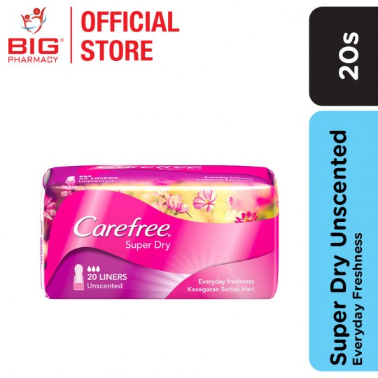 Carefree super Dry Unscented 20s
