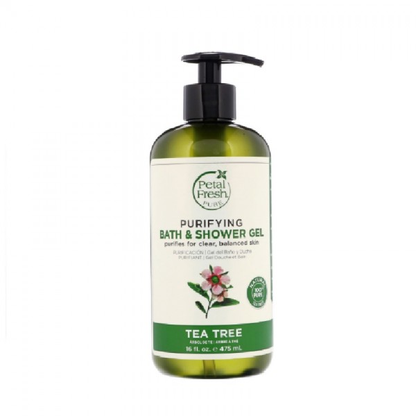 Petal Fresh Invigorating Bath & Shower Gel Tea Tree 475ml