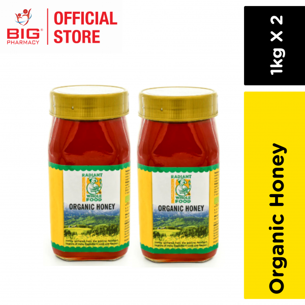 Radiant Code Organic Honey, Org 1kg x 2