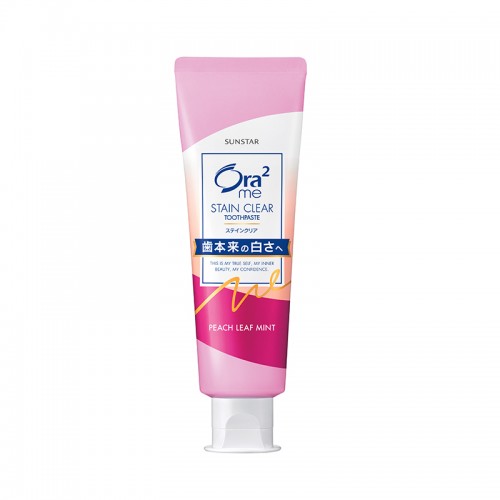 Ora2 Me Stain Clear Toothpaste - Peach Leaf Mint 140G