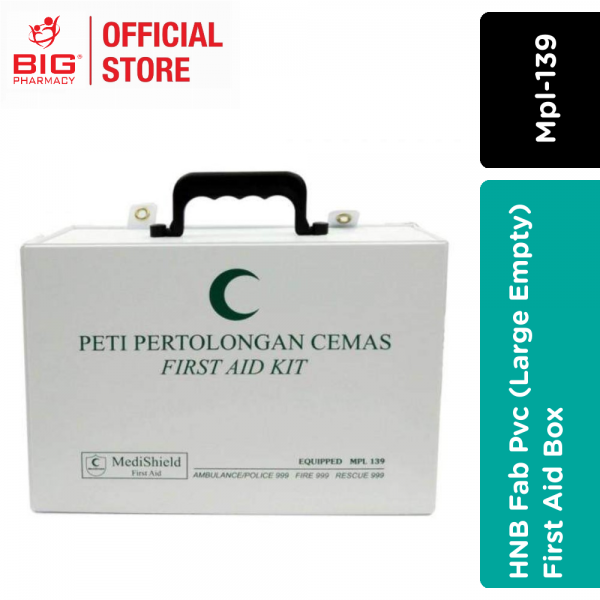 HNB Fab Pvc Mpl-139 (Large Empty) First Aid Box