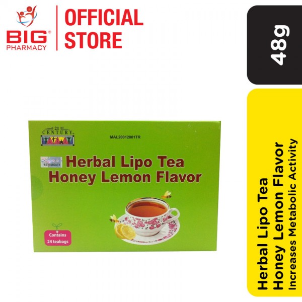 21st Century Herbal Lipo Tea Honey Lemon Flavor 48g