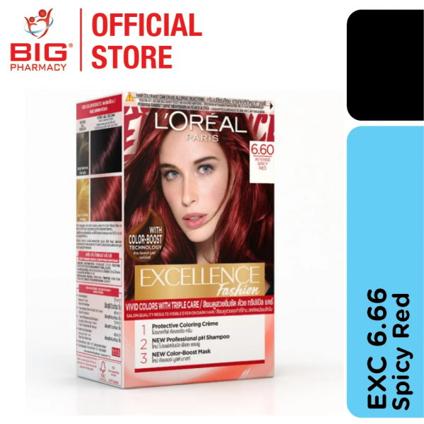 LOREAL EXC FASHION 6.60 INTENSE SPICY RED