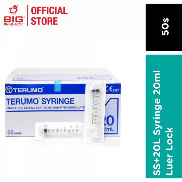 Terumo ss+20L syringe 20ml Luer Lock 50s