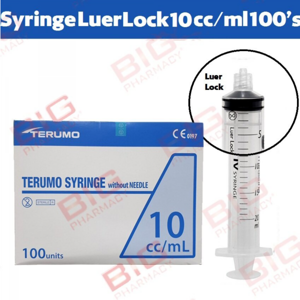 Terumo ss+10L syringe 10ml Luer Lock 100s
