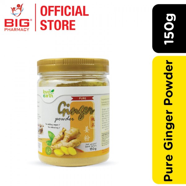 Love Earth Pure Ginger Powder 150g