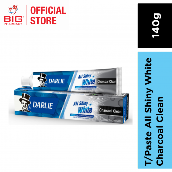 DARLIE T/PASTE ALL SHINY WHITE 140G CHARCOAL CLEAN