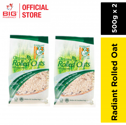 Radiant Code Rolled Oat 500g x 2