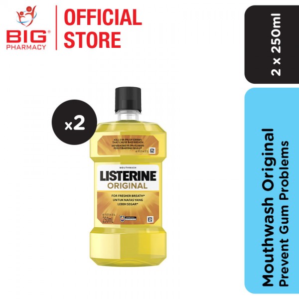Listerine Mouthwash 250mlx2 Original