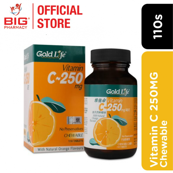 ROTATE - GOLD LIFE VITAMIN C-250MG CHEWABLE 110S