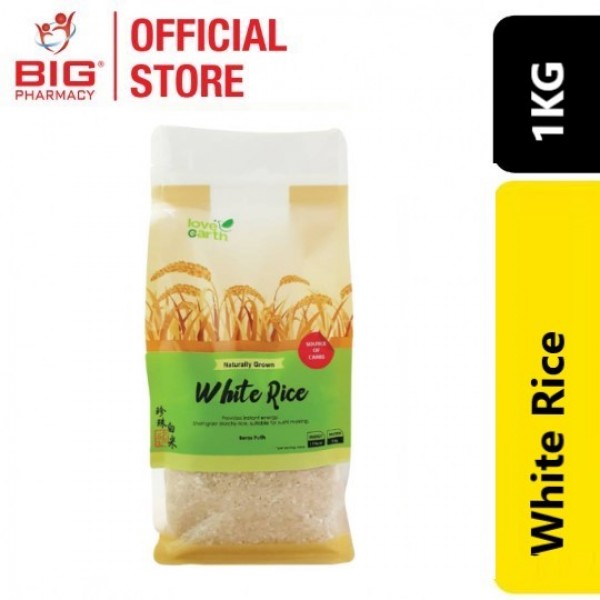 Love Earth Organic White Rice 1kg