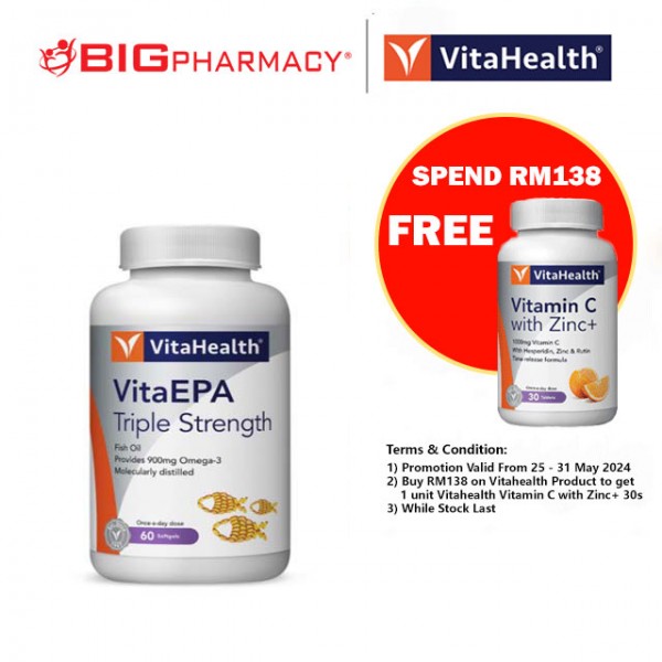 Vitahealth Vita Omega/ Epa Triple strength 60s