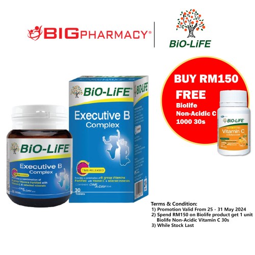 Biolife Executive B Complex 30s
