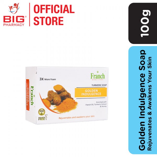 Franch Turmeric Golden Indulgence Soap 100g