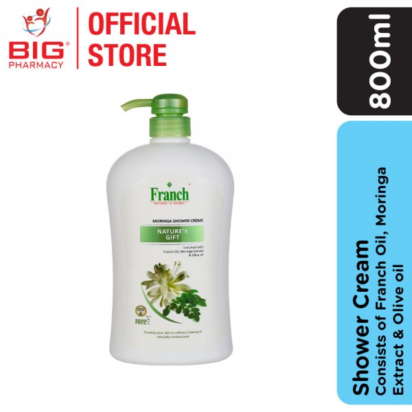 Franch Shower Cream Nature'S Gift 800ml