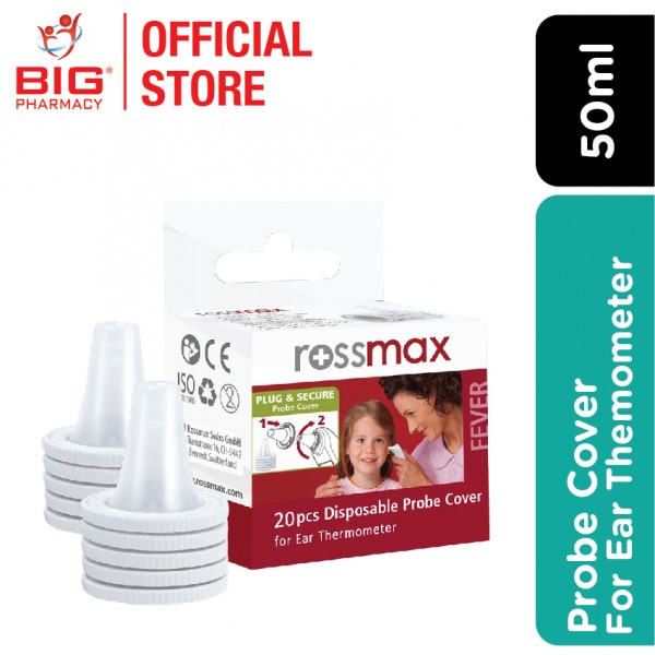 Rossmax Probe Cover For (Ra600Q) Ear Thermometer 20s