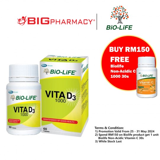 Biolife Vitamin D3 60S