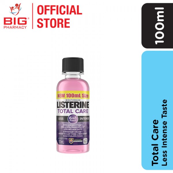 Listerine Mouthwash 100ml Total Care Mild Taste
