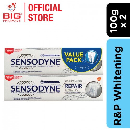 Sensodyne Toothpaste Repair & Protect Whitening 100g X2