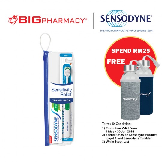 Sensodyne Travel Kit (Toothbrush + Toothpaste Fresh Mint 25g)