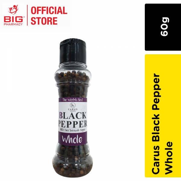 Carus Black Pepper Whole 60g
