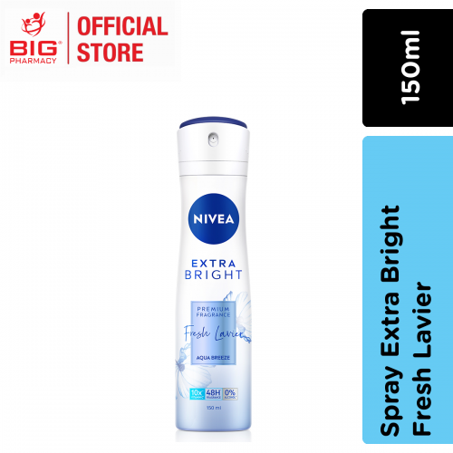 Nivea (F) Spray Extra Bright Fresh Lavier 150ml