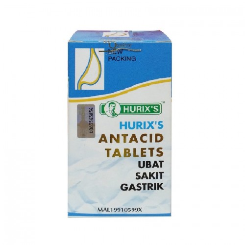 Hurixs Ubat Sakit Gastrik Tab 20S [Antacid Tablet]