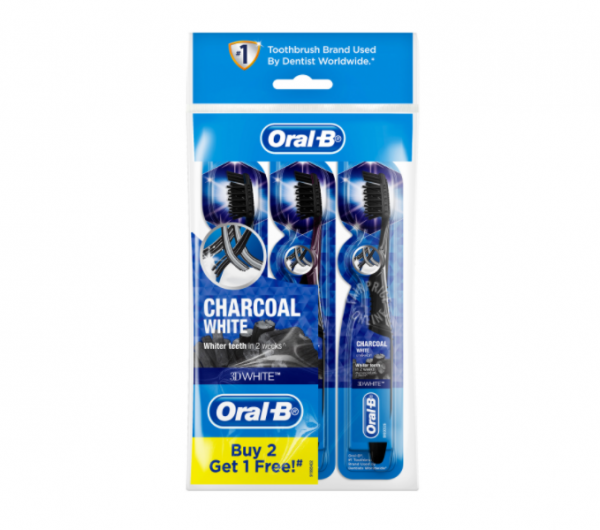 Oral-B T/Brush Cross Action Charcoal 3S Polybag