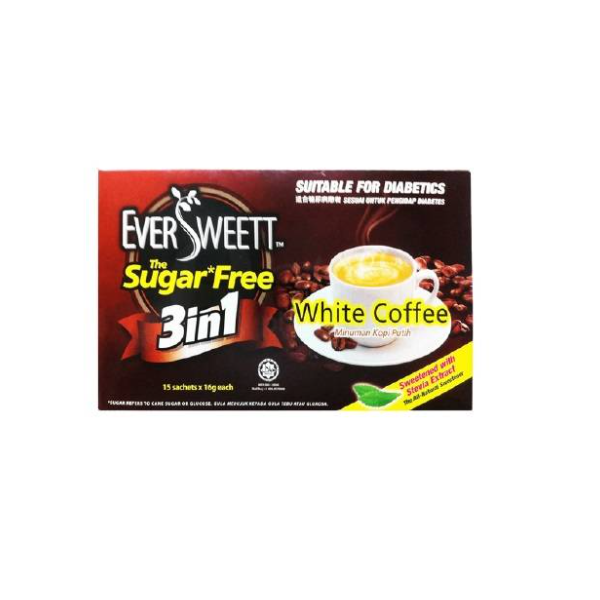Eversweett 3 In 1 White Coffee 16Gx15s