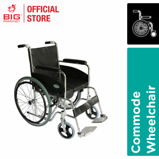 Green City (CM608UL) Aluminium Commode Wheelchair? With Bucket