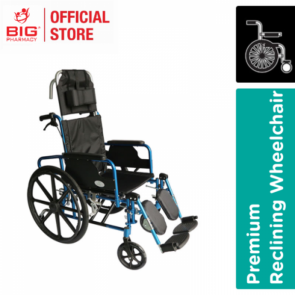 Gc (Wc954-Canvas) Aluminium Reclining Wheelchair