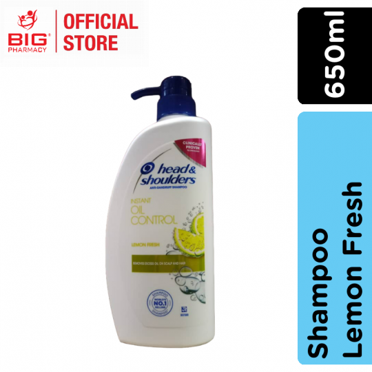 Head & Shoulder Shampoo Lemon Fresh 650ml