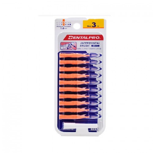 Dentalpro Interdental Brush 1.0Mm (S) Size 3