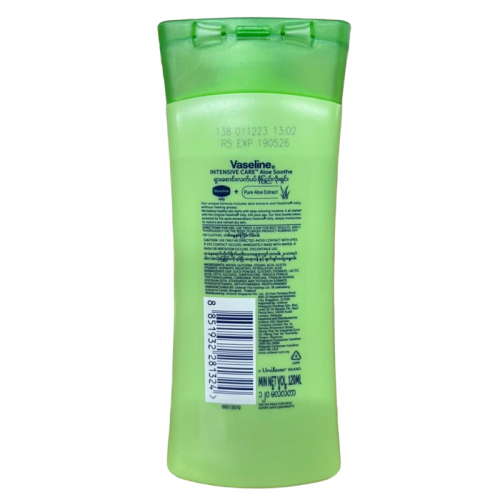 Vaseline Intensive Care Aloe Soothe Lotion 120ml (Green)