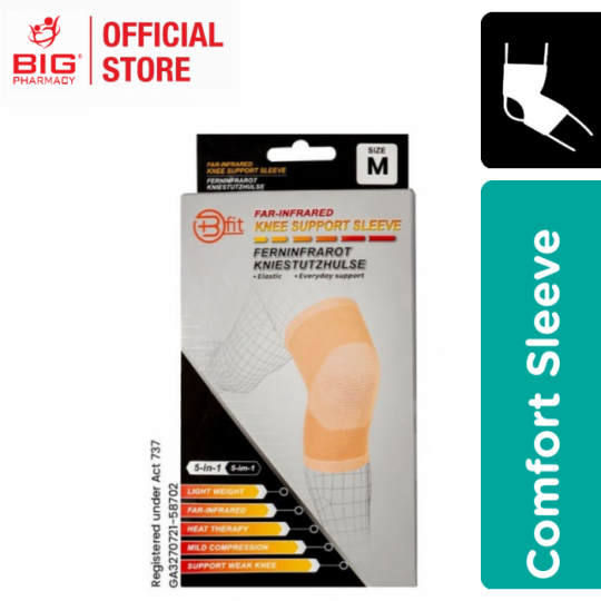 Bfit 5-In-1 (K122) Far Infrared Knee Support Sleeve (M)