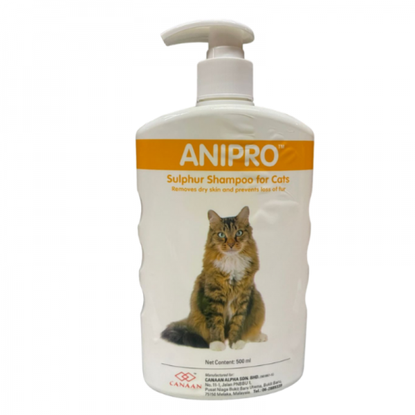 ROTATE - ANIPRO SULPHUR SHAMPOO FOR CATS (500ML)