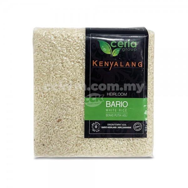 Kenyalang Heirloom Bario White Rice 1KG