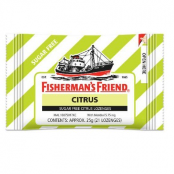 Fisherman Friend Sugar Free Citrus 25g