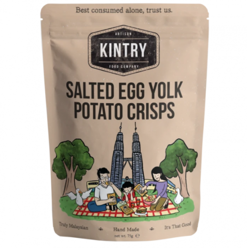 Kintry Salted Egg Yolk Potat Crisps 85g (Free Gift)