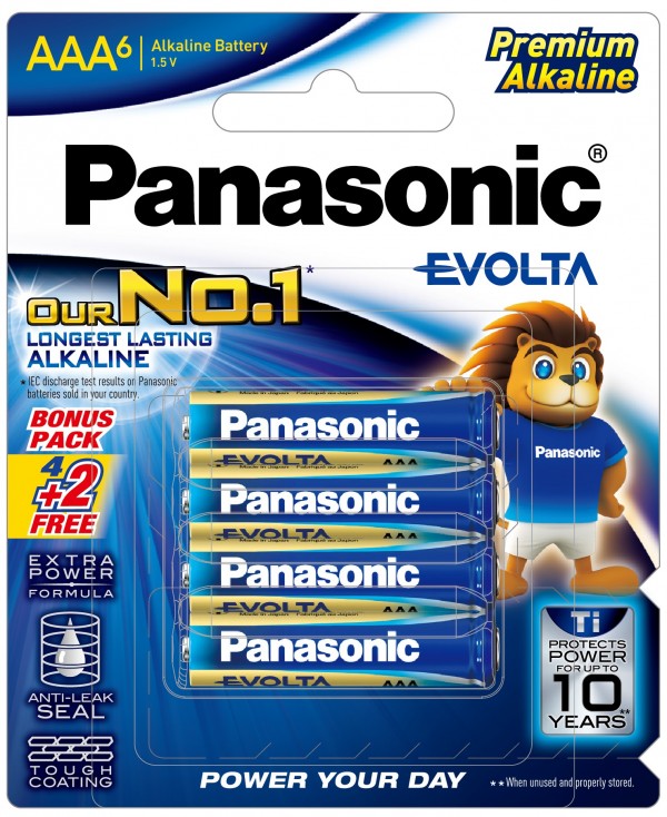 Panasonic Evolta AAA 4s+2s