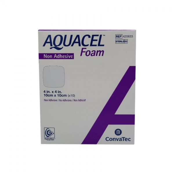 Convatec Aquacel Foam Non-Adhesive 10Cmx10Cm (420633) 10s