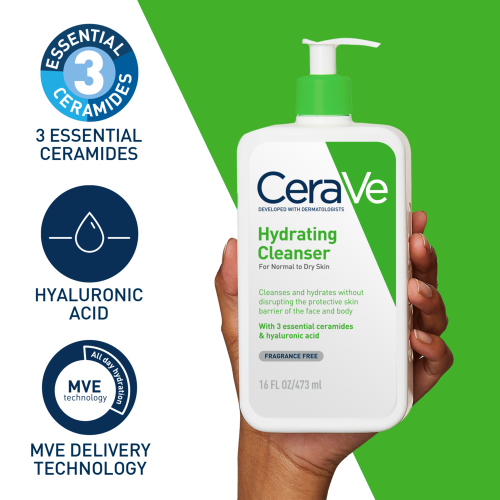 Cerave Hydrating Cleanser 473ml