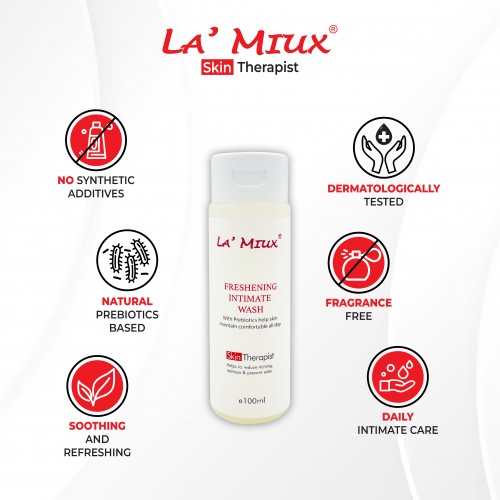 Lamiux Freshening Intimate Wash with Prebiotics 100ml