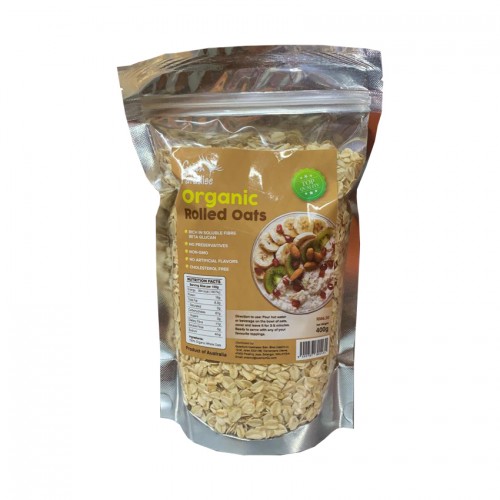 GREEN PARADISE ORGANIC ROLLED OATS 400G