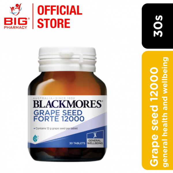 Blackmores Grape seed Forte 12000 30s