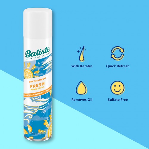 Batiste Dry Shampoo Fresh 200ml