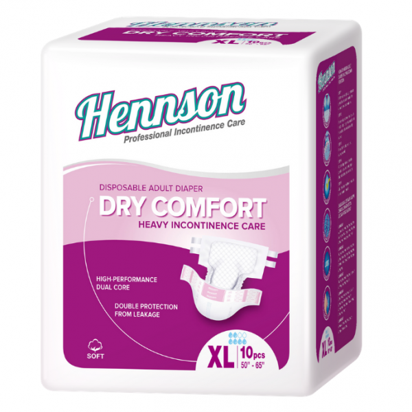Hennson Dry Comfort Adult Diapers Xl 10s
