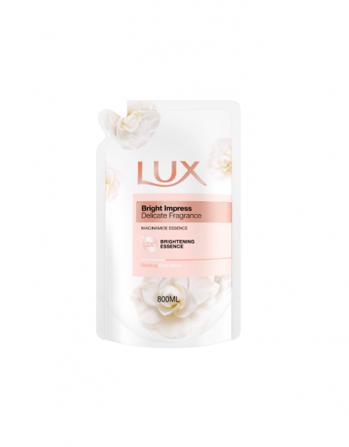 Lux Body Wash Bright Impress 800Ml (Refill)