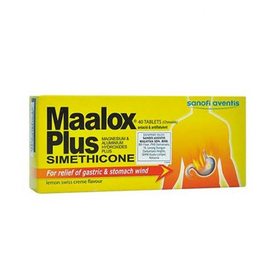 Maalox Plus Tab 10s x4