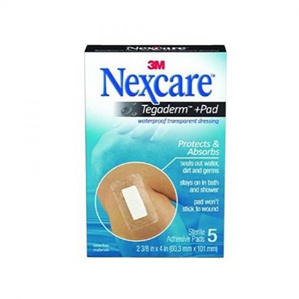 Nexcare Tegaderm + Pad Waterproof Transparent Dressing 5s